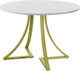 Миниатюра изображения товара Обеденный стол AMC Elite Е24(900) D1 (золото/мрамор кристалл)