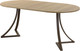 Миниатюра изображения товара Обеденный стол AMC Elite Е24(800) D1 (коричневый/дуб небраска натур)