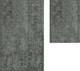 Миниатюра изображения товара Набор ковриков для ванной и туалета Shengrong Textile Twist / 60x100+50x60-ANTHRACITE-twist