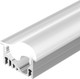 Миниатюра изображения товара Профиль для светодиодной ленты Arlight ALU-ASYMETRIC-2000 ANOD+FROST LENS / 019270