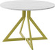 Миниатюра изображения товара Обеденный стол AMC Elite Е20(900) D1 (золото/мрамор кристалл)