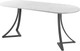 Миниатюра изображения товара Обеденный стол AMC Elite Е24(1200) D3 (графит/мрамор кристалл)