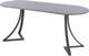 Миниатюра изображения товара Обеденный стол AMC Elite Е24(1200) D3 (графит/бетон чикаго светло-серый)