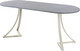 Миниатюра изображения товара Обеденный стол AMC Elite Е24(1100) D3 (бежевый/бетон чикаго светло-серы)