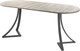Миниатюра изображения товара Обеденный стол AMC Elite Е24(1100) D3 (графит/дуб уайт-ривер песочно-бежевый)