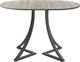Миниатюра изображения товара Обеденный стол AMC Elite Е24(1100) D3 (графит/дуб уайт-ривер песочно-бежевый)