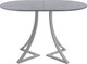 Миниатюра изображения товара Обеденный стол AMC Elite Е24(1100) D3 (серебро/бетон чикаго светло-серый)
