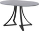 Миниатюра изображения товара Обеденный стол AMC Elite Е24(1100) D3 (черный/бетон чикаго светло-серый)