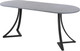 Миниатюра изображения товара Обеденный стол AMC Elite Е24(1100) D3 (черный/бетон чикаго светло-серый)