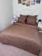 Миниатюра изображения товара Комплект постельного белья Реноме 2сп Графитовая коллекция горький шоколад Ss-002 (страйп-сатин)