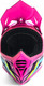 Миниатюра изображения товара Мотошлем AiM RH855 Fiber Glass Vexo RH855V-BPP-XS (XS, фиолетовый/розовый)