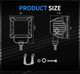 Миниатюра изображения товара Фара автомобильная Aurora Light ALO-D3-2-P23 RGB APP