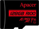Миниатюра изображения товара Карта памяти Apacer microSDXC 128GB с адаптером (AP128GMCSX10UB-R)