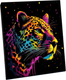 Миниатюра изображения товара Картина по номерам Флюид Красочный Леопард / BHR0594