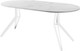 Миниатюра изображения товара Обеденный стол AMC Elite / Е21(900) D1 (белый/мрамор кристалл)