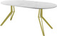 Миниатюра изображения товара Обеденный стол AMC Elite / Е21(900) D1 (золото/мрамор кристалл)