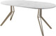 Миниатюра изображения товара Обеденный стол AMC Elite / Е21(900) D1 (капучино/мрамор кристалл)