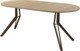 Миниатюра изображения товара Обеденный стол AMC Elite / Е21(800) D1 (коричневый/дуб небраска натур)