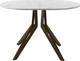 Миниатюра изображения товара Обеденный стол AMC Elite / Е21(1100) D3 (коричневый/мрамор кристалл)
