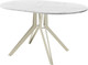 Миниатюра изображения товара Обеденный стол AMC Elite / Е21(1100) D3 (бежевый/мрамор кристалл)