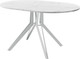 Миниатюра изображения товара Обеденный стол AMC Elite / Е21(1100) D3 (серебро/мрамор кристалл)