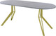 Миниатюра изображения товара Обеденный стол AMC Elite / Е21(1100) D3 (золото/бетон чикаго светло-серый)