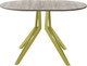 Миниатюра изображения товара Обеденный стол AMC Elite / Е21(1100) D3 (золото/дуб уайт-ривер песочно-бежевый)