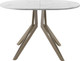 Миниатюра изображения товара Обеденный стол AMC Elite / Е21(1100) D3 (капучино/мрамор кристалл)