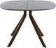 Миниатюра изображения товара Обеденный стол AMC Elite / Е18(900) D7 (коричневый/бетон чикаго светло-серый)