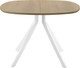 Миниатюра изображения товара Обеденный стол AMC Elite / Е18(900) D7 (белый/дуб небраска натур)