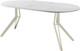 Миниатюра изображения товара Обеденный стол AMC Elite / Е21(800) D1 (бежевый/мрамор кристалл)
