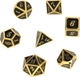 Миниатюра изображения товара Набор кубиков для настольной игры Sima-Land Дайсы для ДнД Золото / 6935237 (7шт)
