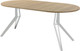 Миниатюра изображения товара Обеденный стол AMC Elite / Е21(800) D1 (серебро/дуб небраска натур)