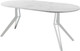 Миниатюра изображения товара Обеденный стол AMC Elite / Е21(800) D1 (серебро/мрамор кристалл)