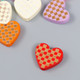 Миниатюра изображения товара Набор бусин декоративных Арт Узор Сердце в клеточку / 9417779 (10шт)