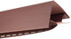 Миниатюра изображения товара Угол для сайдинга Альта-профиль Наружный Т-12 ВН (3м, красно-коричневый)
