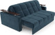 Миниатюра изображения товара Диван Mebel-Ars Аккордеон Бакли НПБ 120x200 (темно-синий Luna 034)