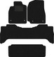 Миниатюра изображения товара Комплект ковриков для авто Alicosta 2349_1_PR-6 для Lexus LX470 SUV/J100+3 ряд 2002-2007 (ворс, черный)
