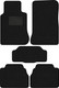 Миниатюра изображения товара Комплект ковриков для авто Alicosta 0789_1_PR-6 для Mercedes-Benz E-Class II W210 1996-2020 (ворс, черный)