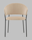 Миниатюра изображения товара Стул Stool Group Бруно / AV 433-H06-08 (велюр кремовый)