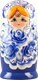 Миниатюра изображения товара Матрешка сувенирная Sima-Land Гжель / 3440230