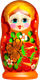 Миниатюра изображения товара Матрешка сувенирная Sima-Land Земляничка / 3440226