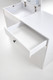 Миниатюра изображения товара Туалетный столик Halmar Megan (белый)