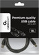 Миниатюра изображения товара Кабель Cablexpert CCF-USB2-AMBM-6 USB 2.0 A-B (1.8м, черный)