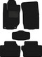 Миниатюра изображения товара Комплект ковриков для авто Alicosta 2422_1_PR-6 для Mitsubishi Montero Sport III SUV 2019-н.в. (ворс, черный)