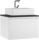 Миниатюра изображения товара Тумба под умывальник Домино Joy 46 подвесная с двумя ящиками В2 / DS4304T (графит)