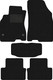 Миниатюра изображения товара Комплект ковриков для авто Alicosta 1124_1_PR-6 для Renault Fluence седан 2009-2017 (ворс, черный)