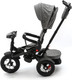 Миниатюра изображения товара Трехколесный велосипед с ручкой ZigZag Lux 12/10 5099 / 33554 (серый, разобранный, в коробке)