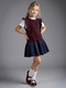Миниатюра изображения товара Жилет детский Amarobaby Pure Love School Elite / AB-OD25-PLSEL1001/08-122 (р.122, бордовый)