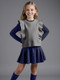Миниатюра изображения товара Жилет детский Amarobaby Pure Love School Elite / AB-OD25-PLSEL1001/11-128 (р.128, серый)